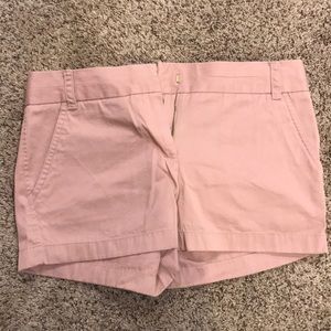 Pale pink J Crew Chino short